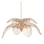 Outside The Box 26" Currey & Co Taormina Brass Wrought Iron Chandelier