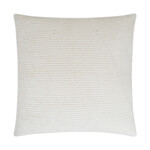 Outside The Box 24x24 Outline Square Feather Down Pillow In Ivory