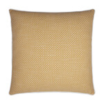 Outside The Box 24x24 Kristal Square Feather Down Pillow In Saffron