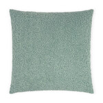 Outside The Box 24x24 Poodle Boucle Square Feather Down Pillow In Pool