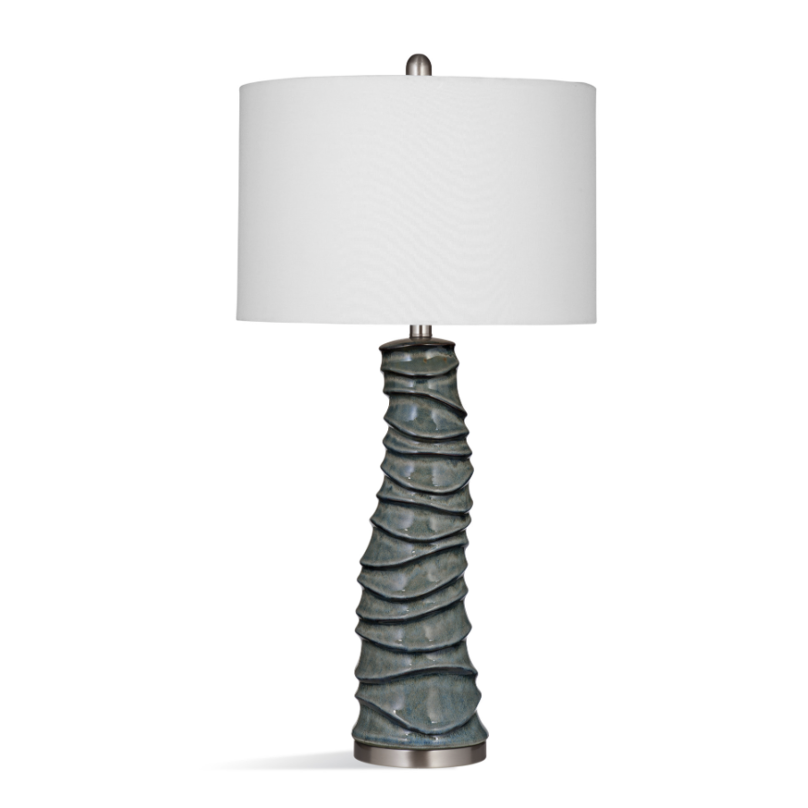 Outside The Box 31" Gallie Blue Crackle Ceramic Table Lamp
