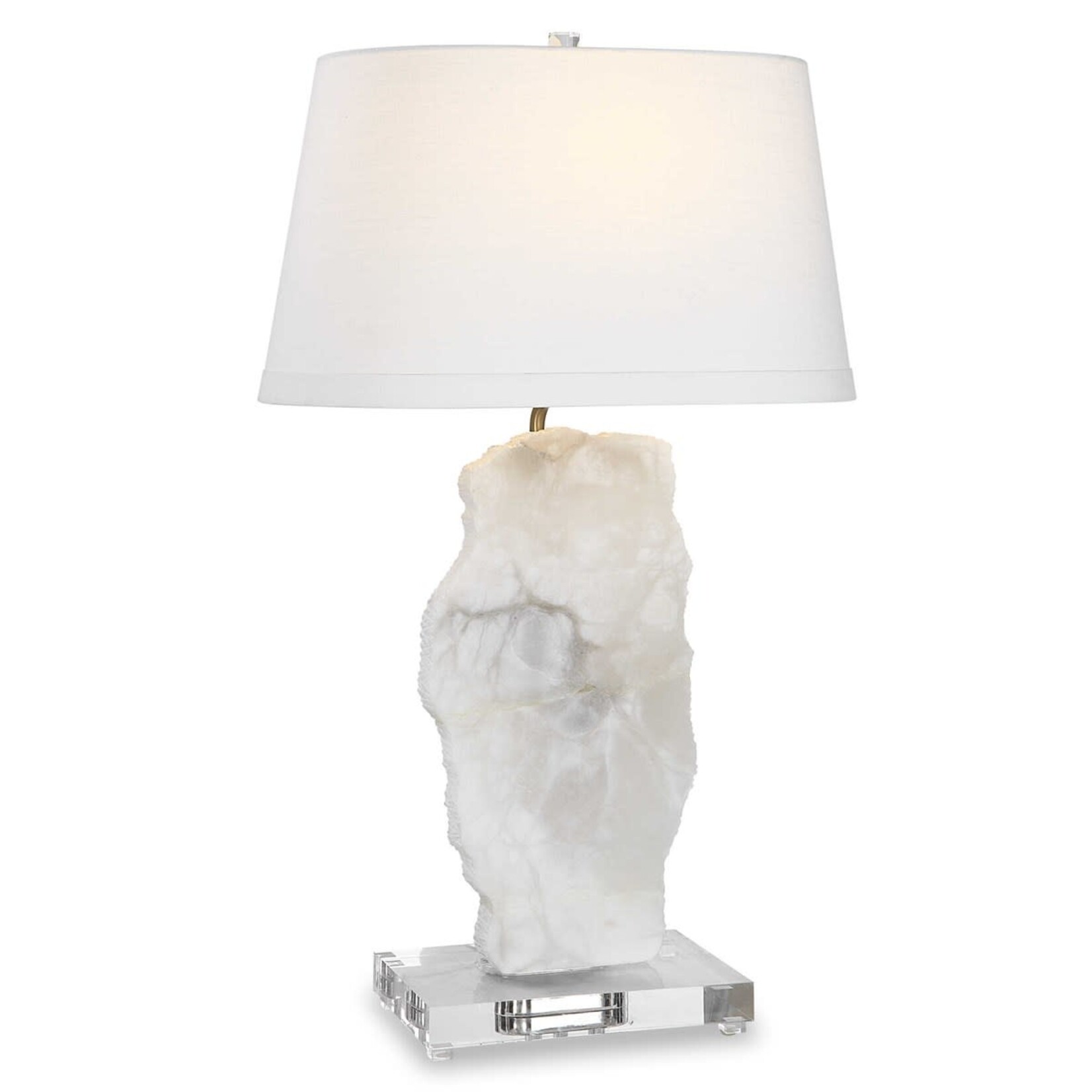 Outside The Box 31" Uttermost Slice  Organic Alabaster Table Lamp