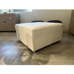 Outside The Box 38x38 Nomad Snow Crypton Performance Tucked Under  Ottoman On Castors