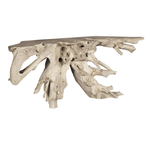 Outside The Box 71x16x32 Bleached Teak Root Console Table