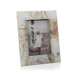Outside The Box 5x7 Preto Natural Agate Stone Photo Frame