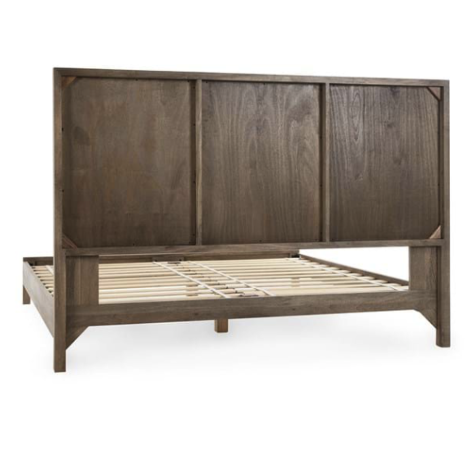 Outside The Box 80x85x54 Jensen Taupe Mango Wood & Cane Eastern King Bed