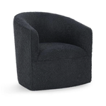 Outside The Box Valencia Blue Swivel Accent Chair