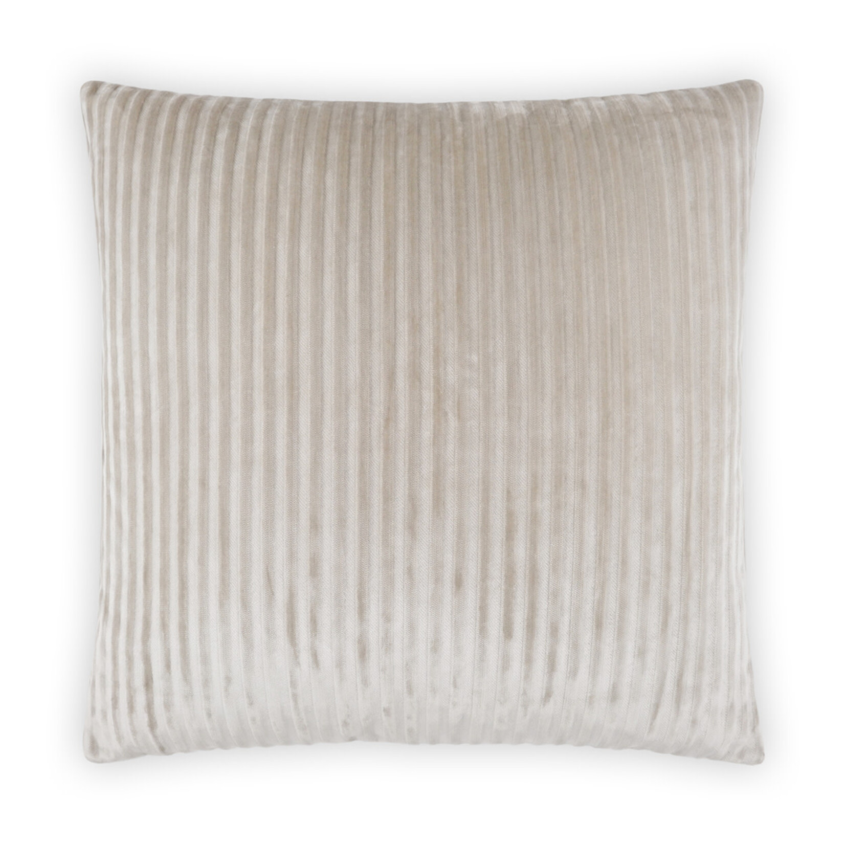 Outside The Box 24x24 Hayworth Square Feather Down Pillow In Ecru