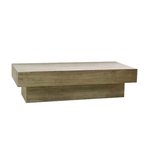 Outside The Box 67x31x18 Tuscan Solid Teak Wood Coffee Table In Natural - TNT