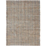 Outside The Box 9' x 12' Bleached Naturals Jute / Rayon Chenille Blend Area Rug In Navy - 03305