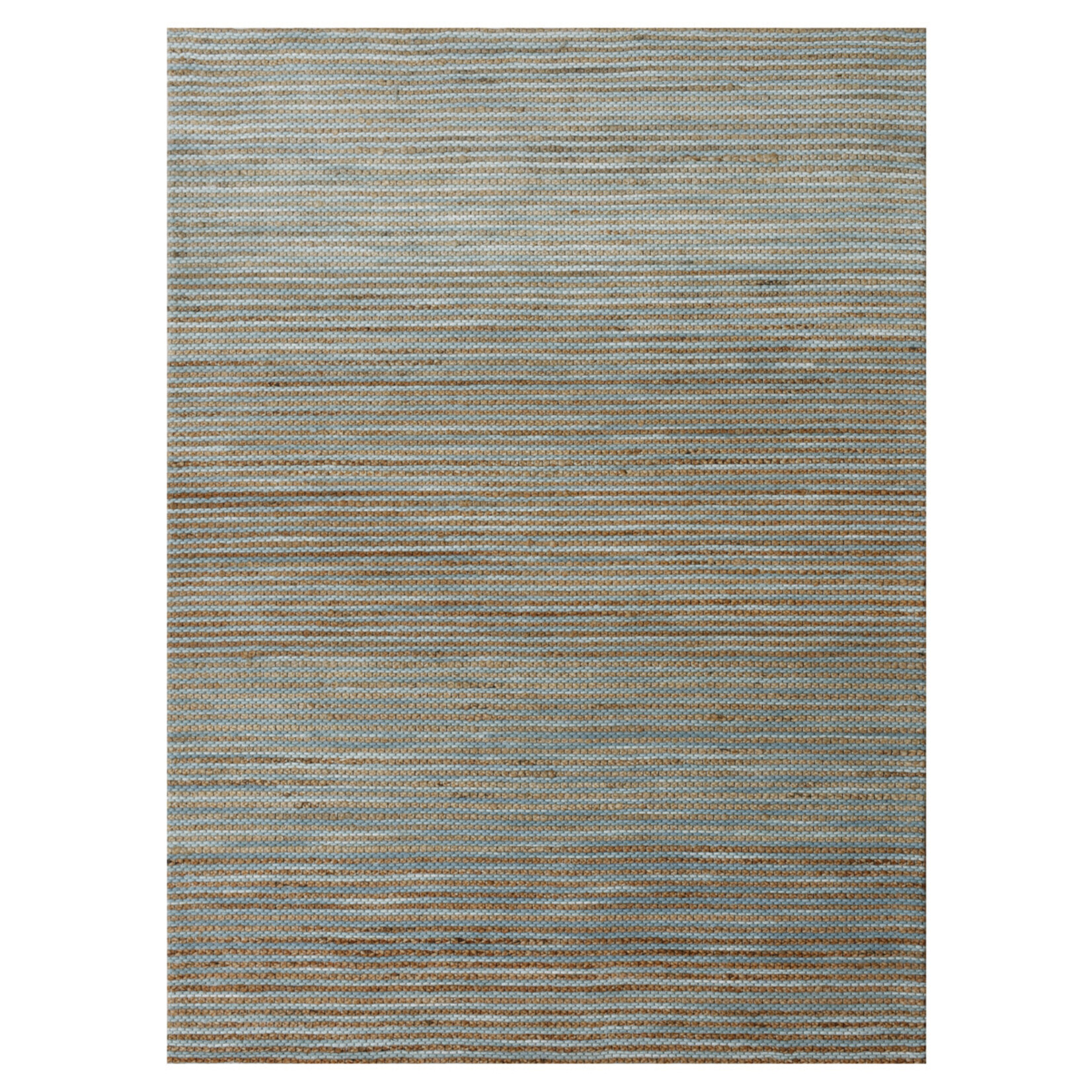 Outside The Box 9' x 12' Rondane Jute / Wool Blend Area Rug In Turquoise - 03425