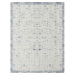 Outside The Box 7' 10" x 9' 10" Aria 100% Polyester & Cotton Back Area Rug In Gray-  82427