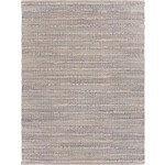 Outside The Box 7' 9" x 9' 9" Bleached Naturals Jute / Cotton Blend Area Rug In Illusion Blue / Infinity - 81437