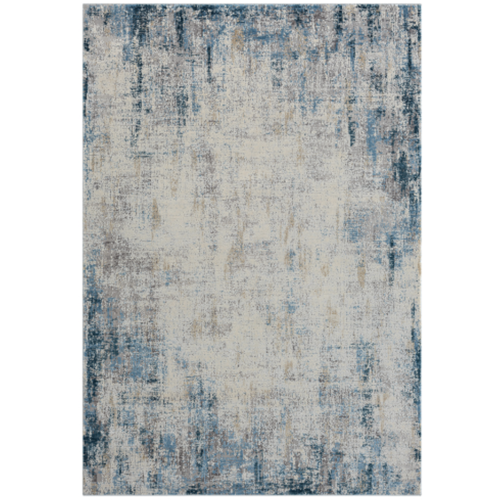 Outside The Box 7' 9" x 9' 9" Cheshire Viscose & Acrylic Blend Area Rug In Blue / Gray - 82316