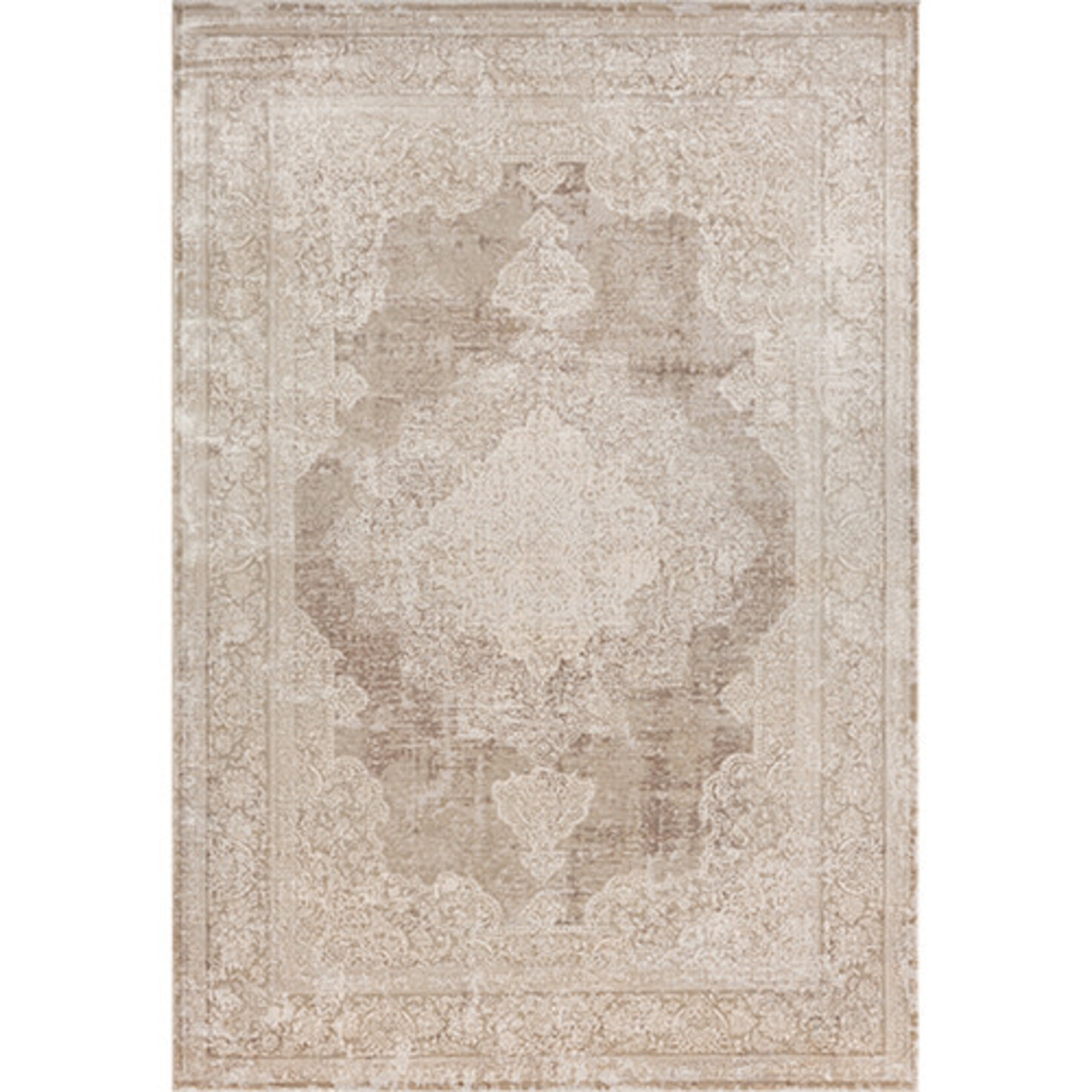 Outside The Box 7' 9" x 9' 9" Cheshire Viscose & Acrylic Blend Area Rug In Ivory / Beige - 82405