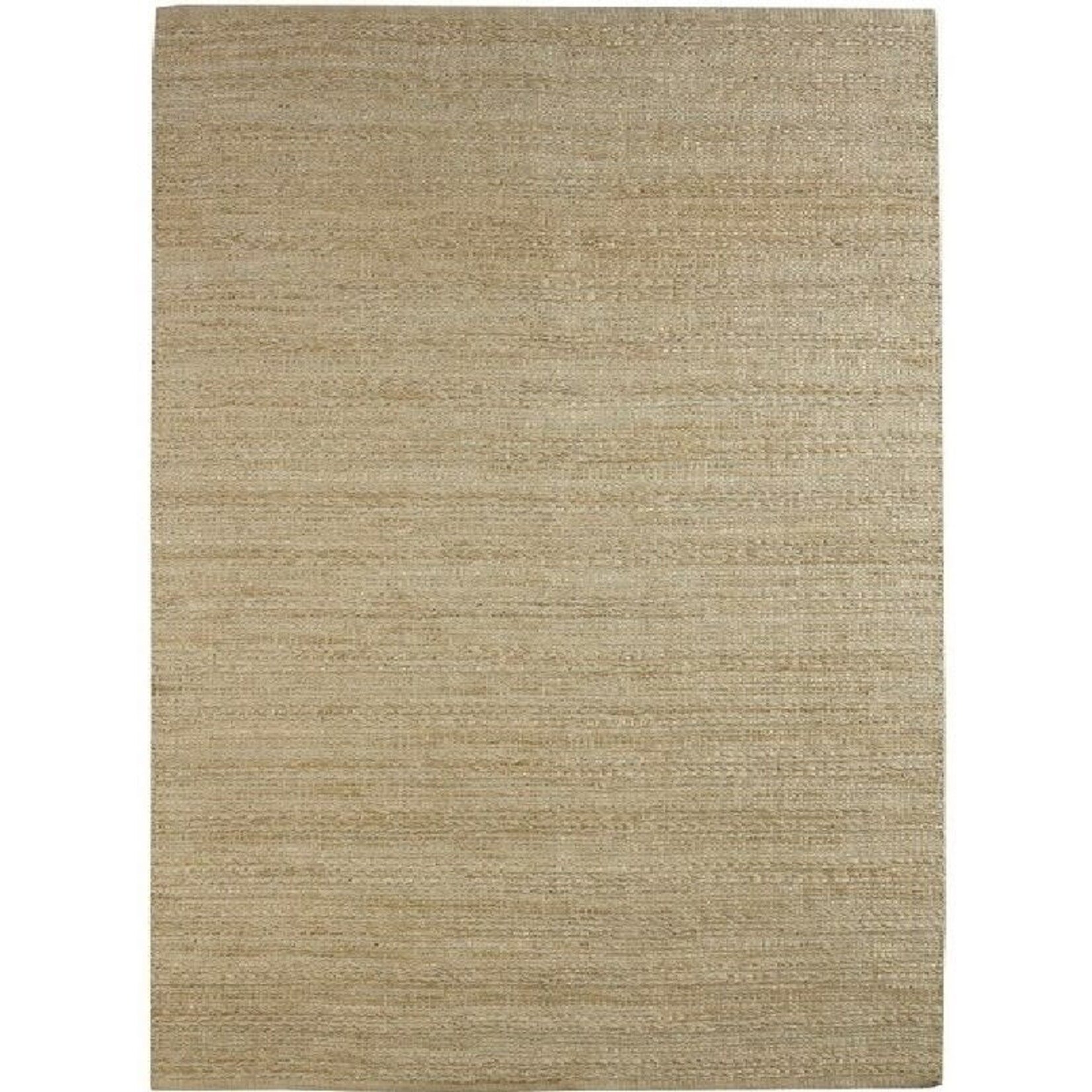 Outside The Box 7' 9" x 9' 9" Natural Fiber 100% Jute & Cotton Back Area Rug In Bleach / Ivory - 03390