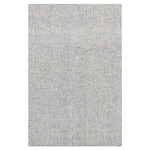 Outside The Box 9' x 12' Criss Cross Wool / Cotton Blend  Area Rug In Ivory / Stone Blue - 82202