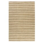 Outside The Box 9' x 12' Natural Fiber Hand Woven Jute / Cotton Blend Area Rug In Bright White  - 82489