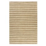 Outside The Box 9' x 12' Natural Fiber  Jute / Cotton Blend Area Rug In Bright White - 82489