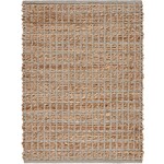 Outside The Box 9' x 12' Natural Fiber Jute / Cotton / Rayon Blend Area Rug In Gray - 03341