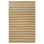 Outside The Box 9' x 12' Natural Fiber Hand Woven Jute / Cotton Blend Area Rug In Ivory - 82524