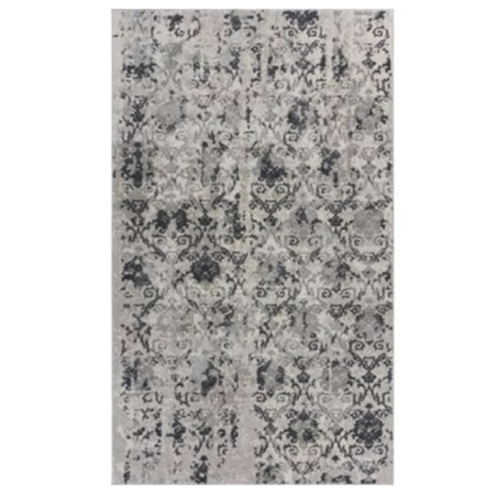 Outside The Box 5' 3" x 7' 6" Imagine 100% Polyester & Cotton Back Area Rug In Cream - 81512