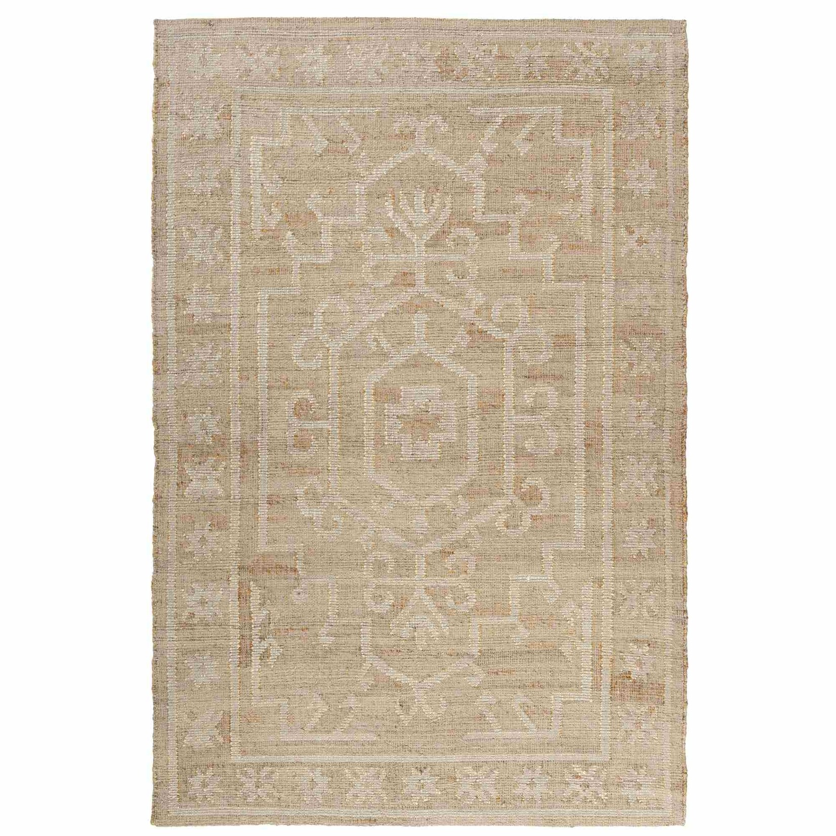 Outside The Box 9' x 12' Willow Hand Woven Jute Blend Area Rug In Ivory - 82572