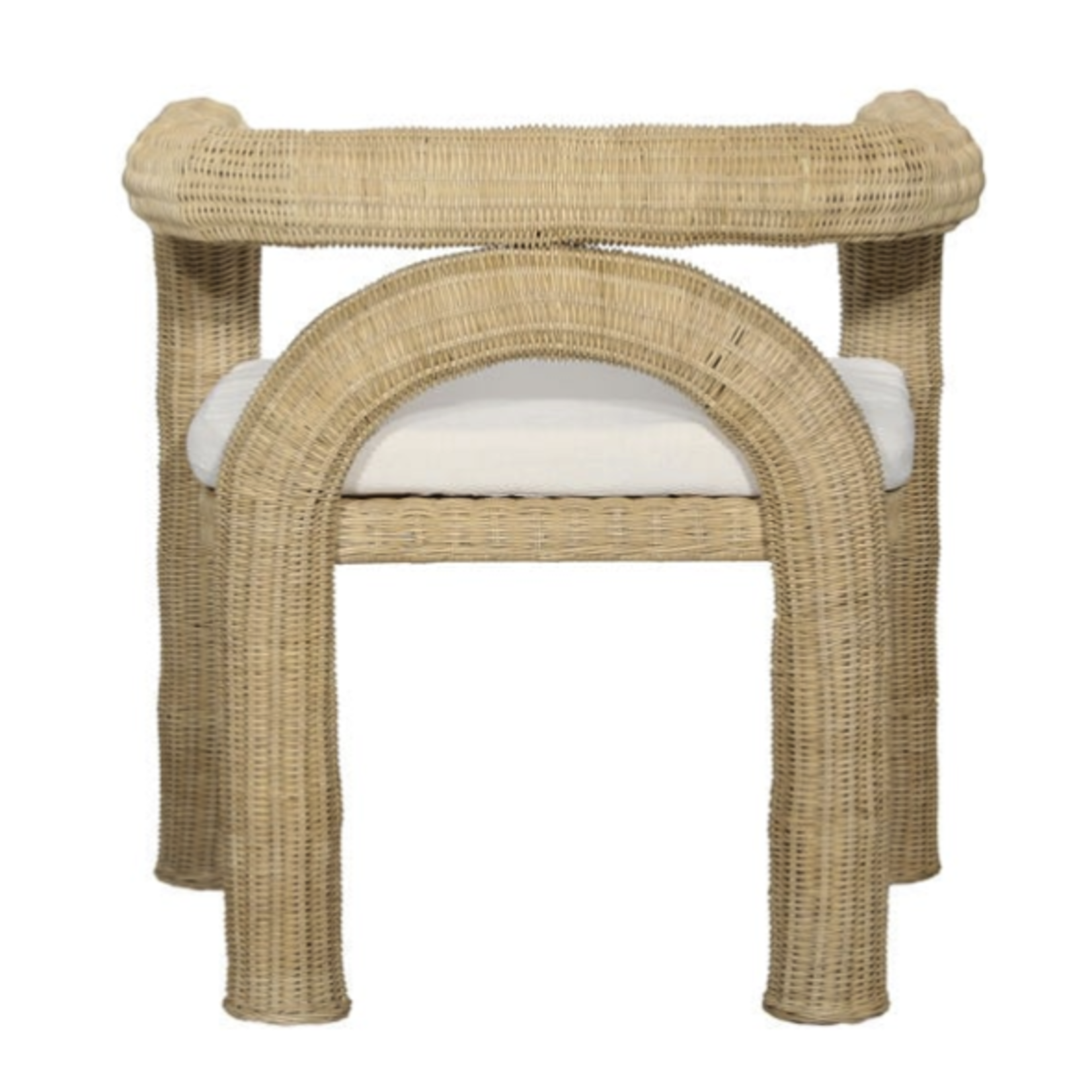 Outside The Box Ernestine Natural Rattan Frame Occasional Chair