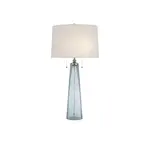 Outside The Box 34" Currey & Co Looke Blue Glass Table Lamp