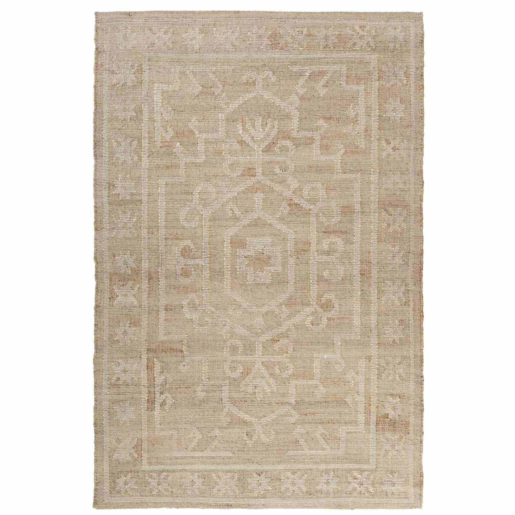 Outside The Box 10' x 14' Willow Hand Woven Jute Blend Area Rug In Ivor - 82572