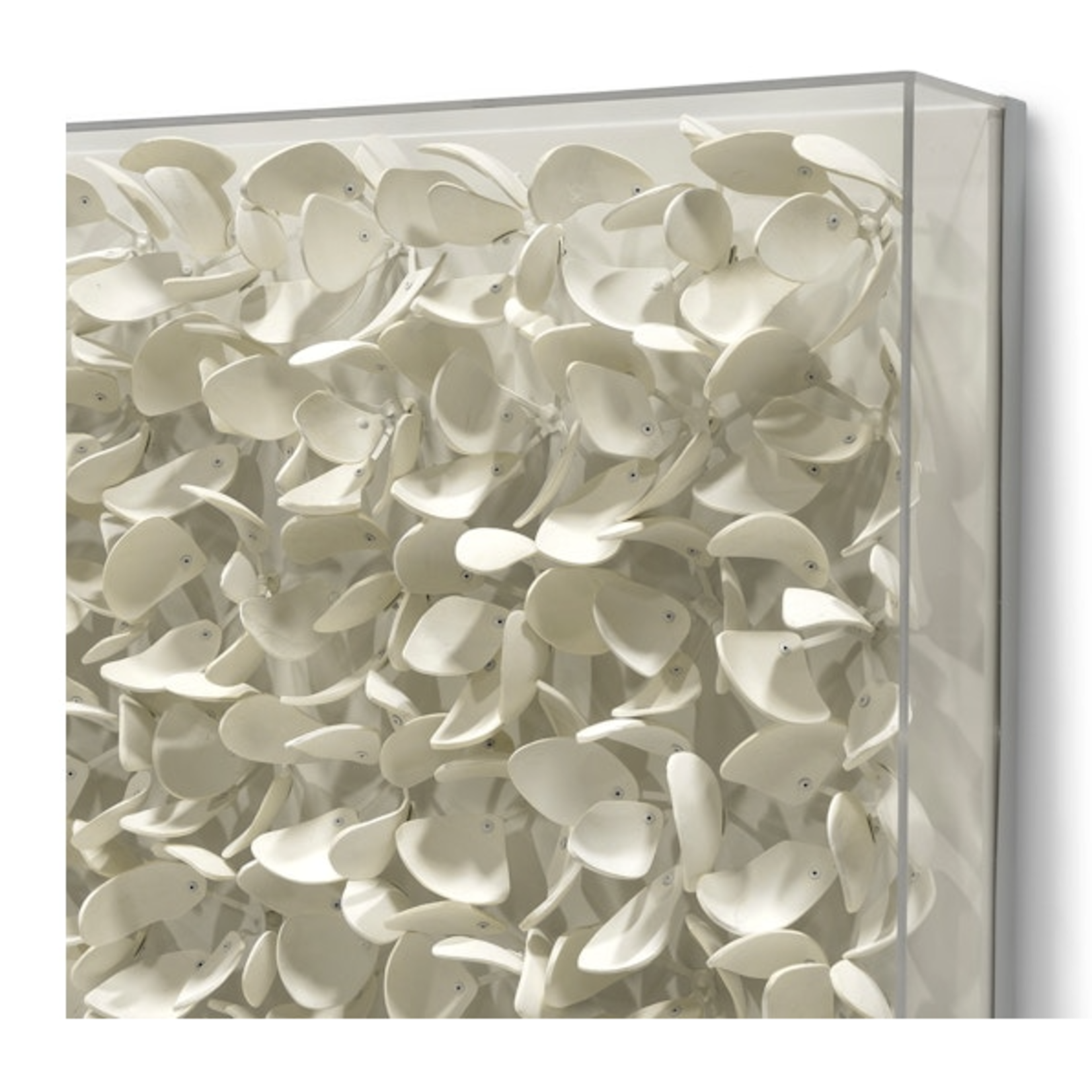 Outside The Box 46" Palecek Adrift Coco Off-White Acrylic Wall Decor