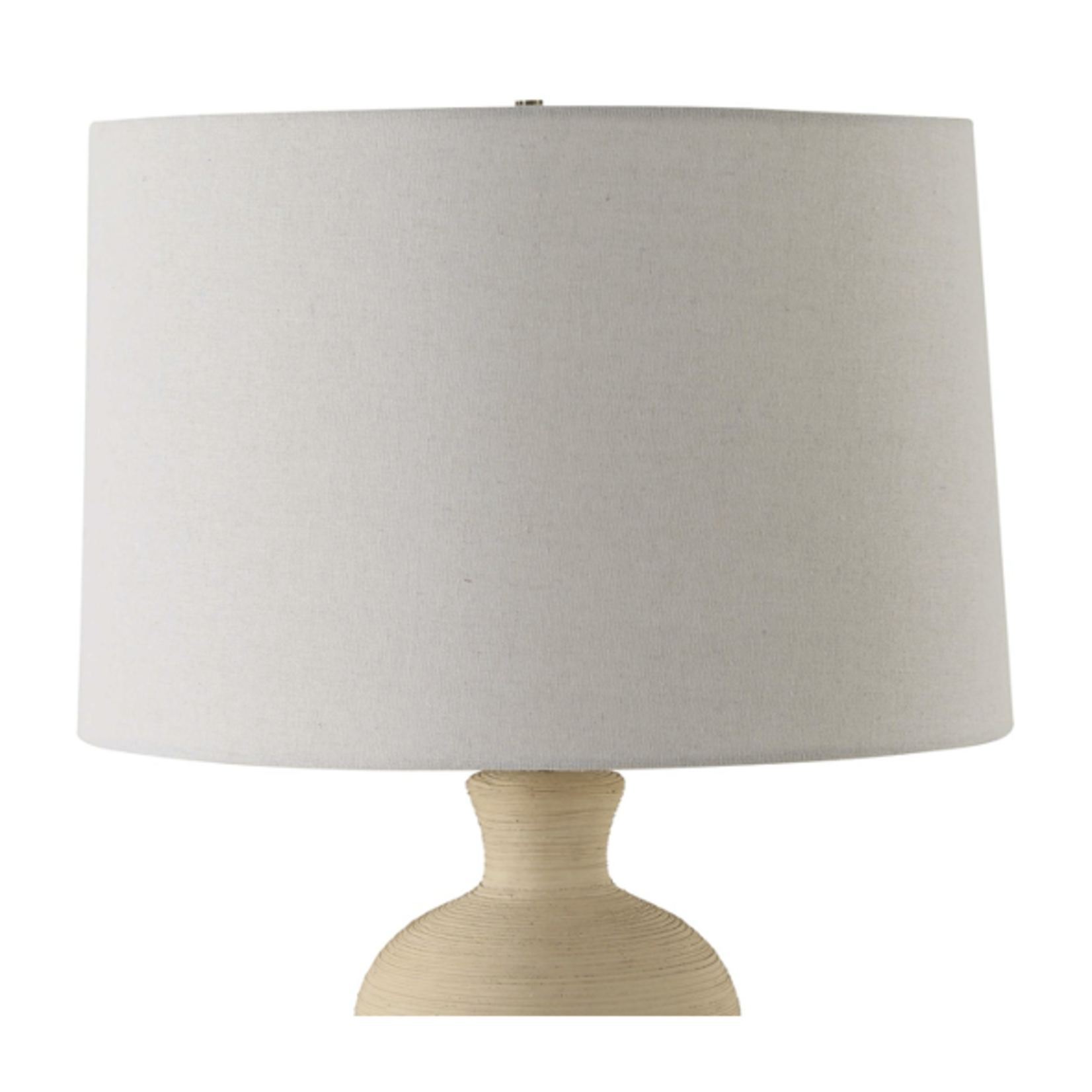 Outside The Box 28" Uttermost Pueblo Organic Clay & Antique Brass Ceramic Table Lamp