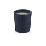 Outside The Box 5" Sunset Beach Scented Candle In Blue Navy Raffia Basket