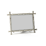Outside The Box 4x6 Bamboo Alloy Silver Photo Frame
