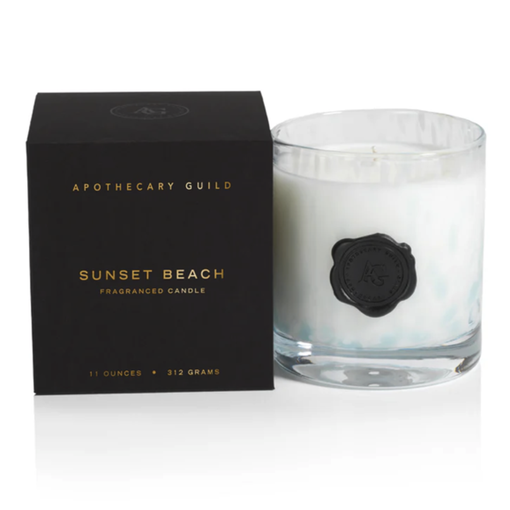 Outside The Box 4" Apothecary Sunset Beach Scented Candle With Gift Box