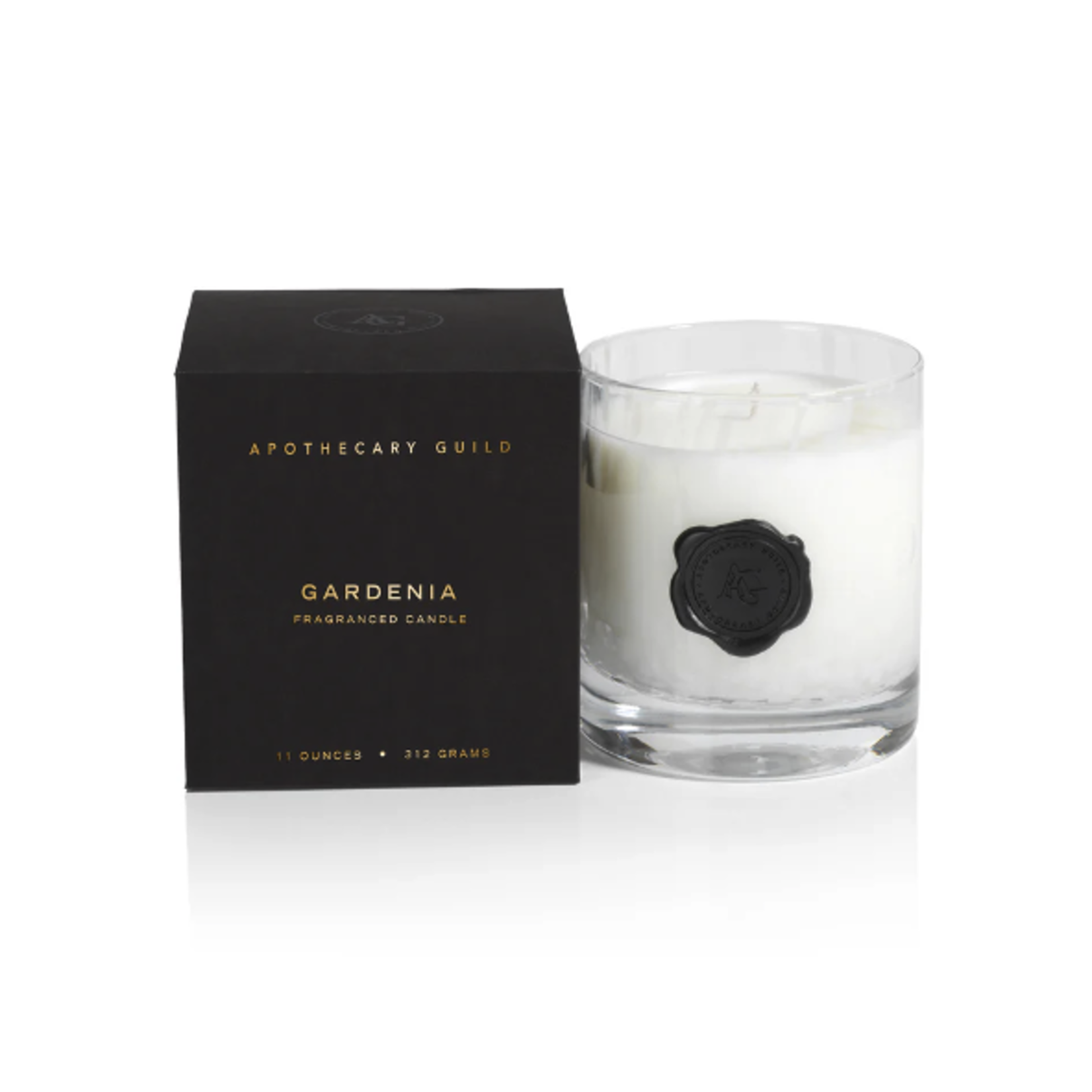 Outside The Box 4" Apothecary Gardenia Scented Candle With Gift Box