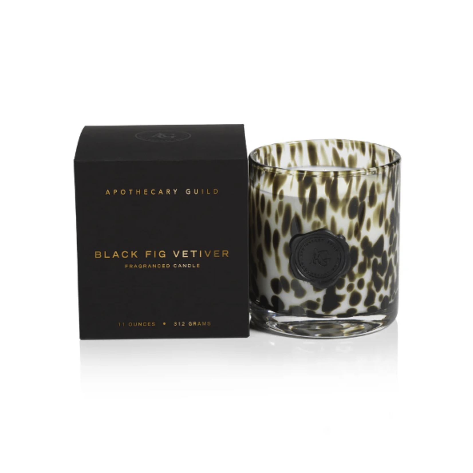 Outside The Box 4" Apothecary Black Fig, & Vetiver Scented Candle With Gift Box