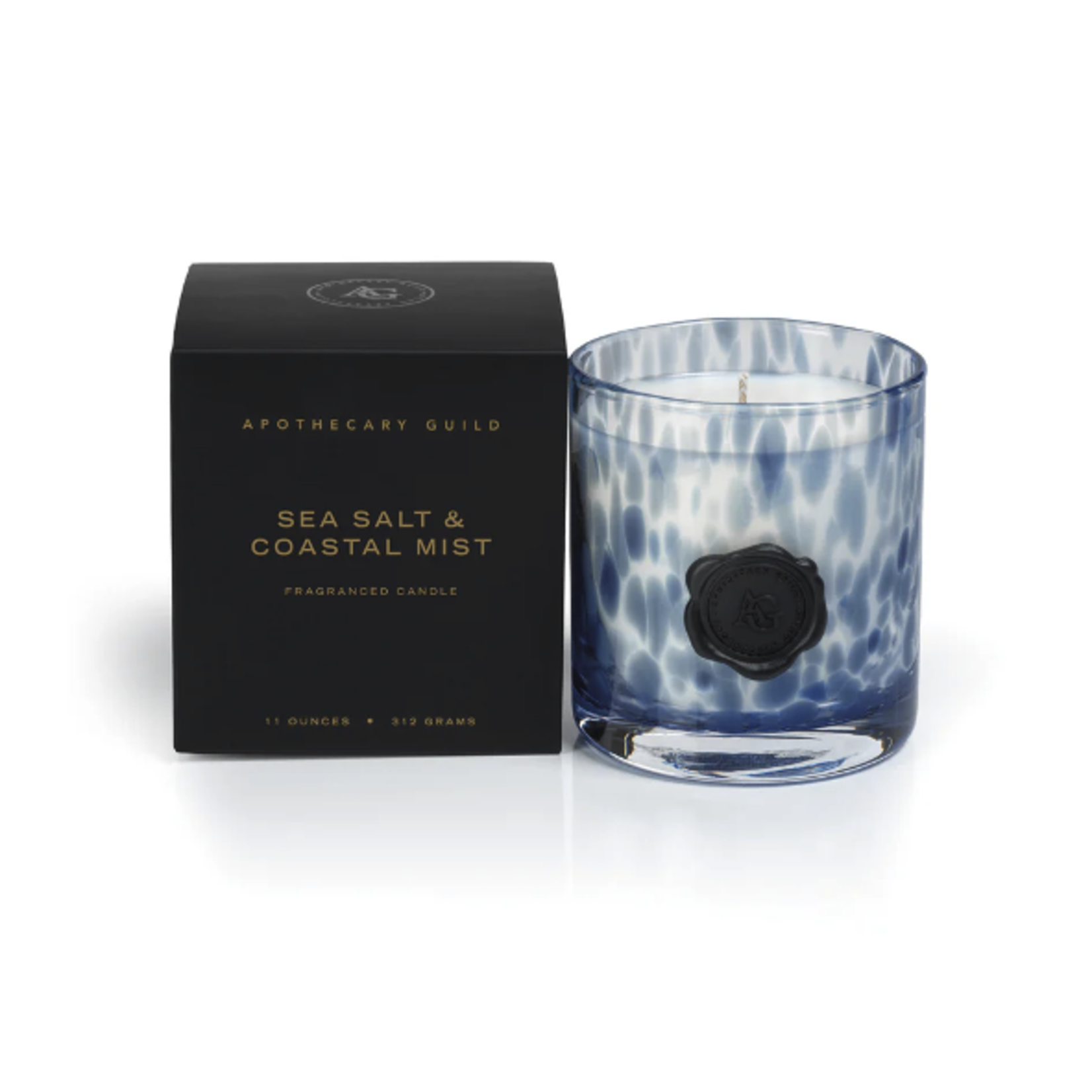 Outside The Box 4" Apothecary Guild Sea Salt & Coastal Mist Scented Candle With Gift Box