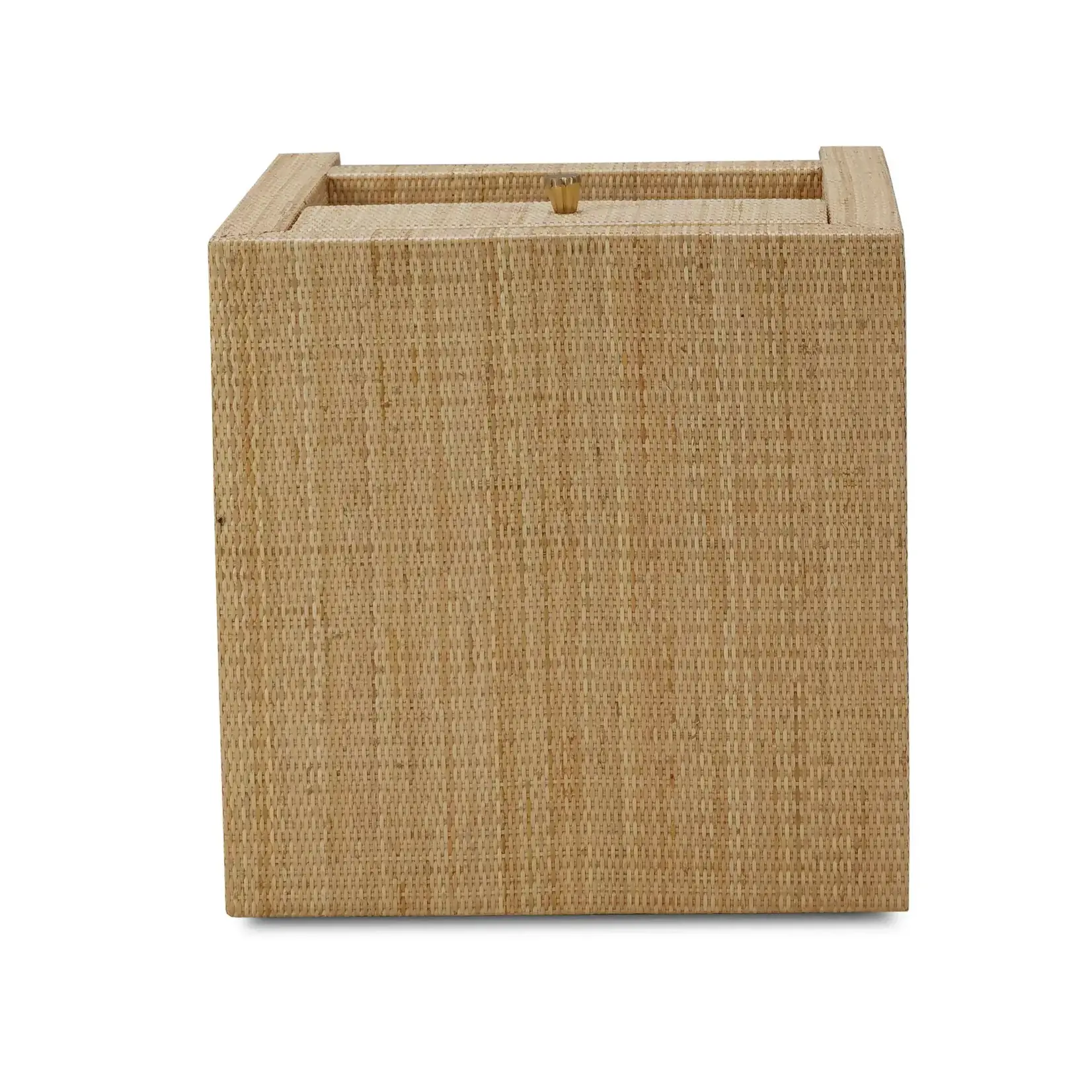 Outside The Box 20x20x24 Set Of 2 Kagu Mahogany 1 Drawer Nightstand Rattan Wrapped In Natural - RNAT
