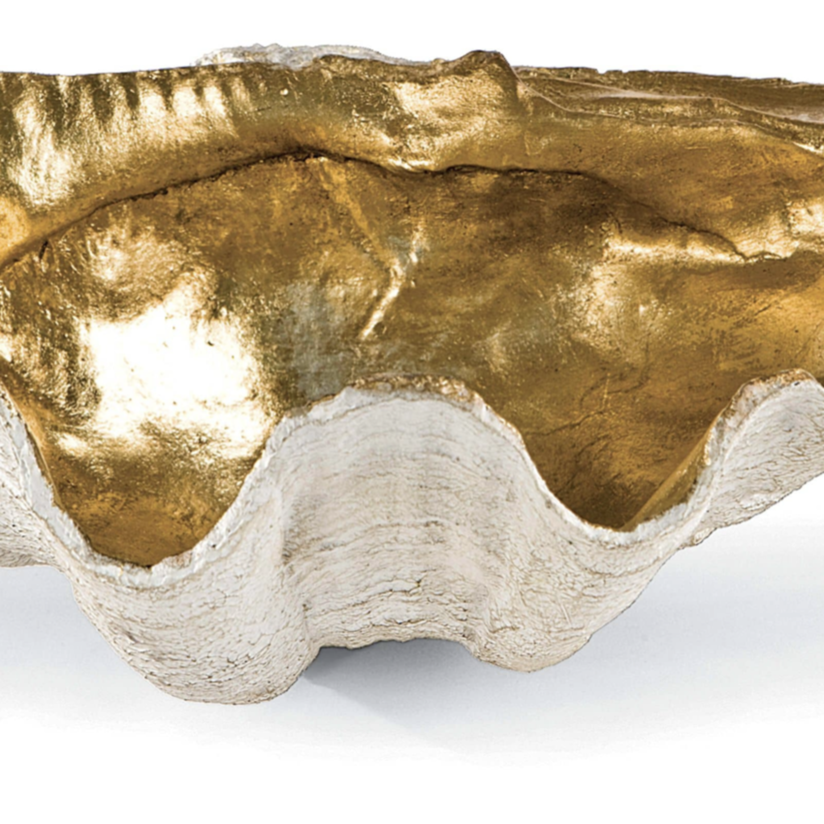 Outside The Box 14"  Regina Andrew Golden Clam Bowl