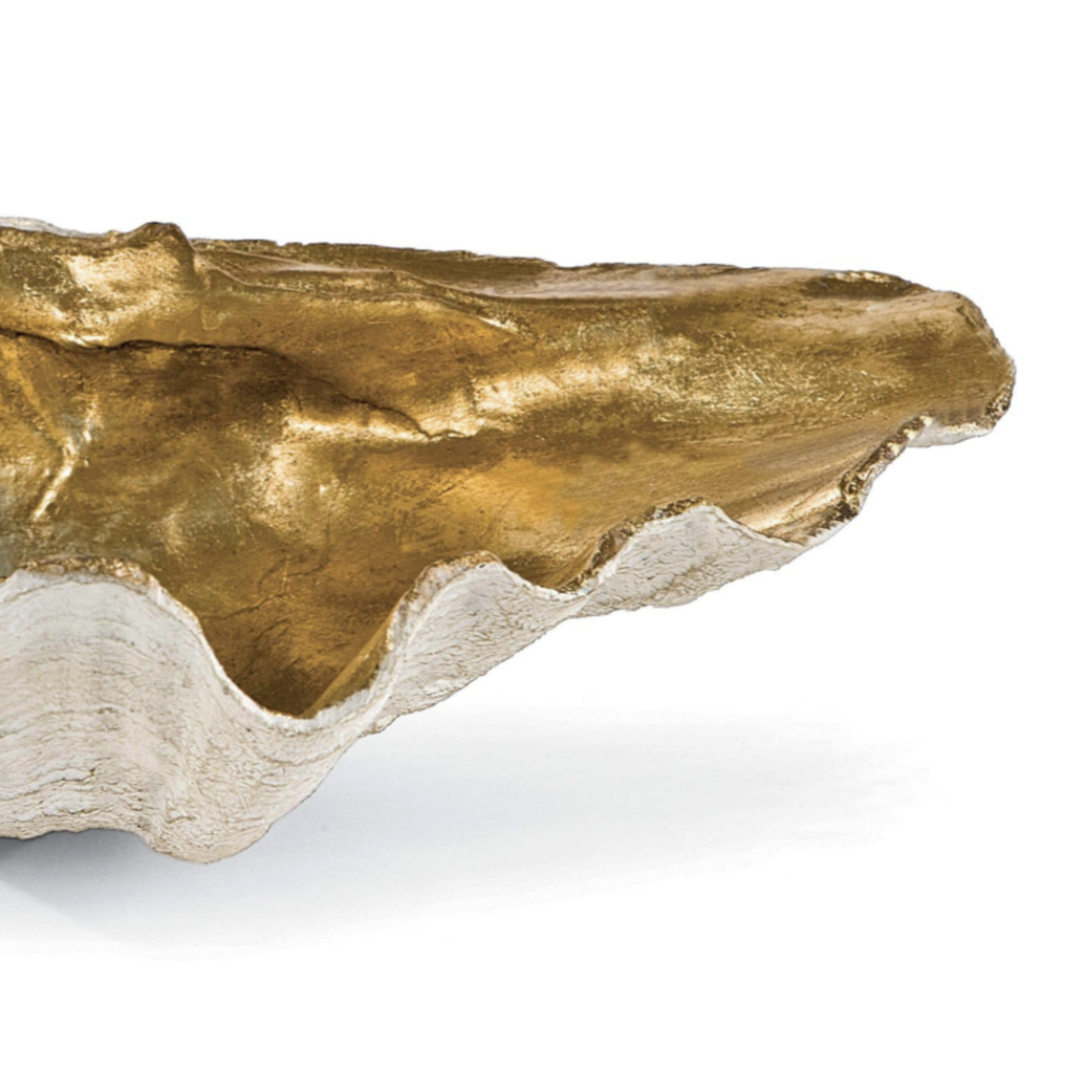 Outside The Box 14"  Regina Andrew Golden Clam Bowl