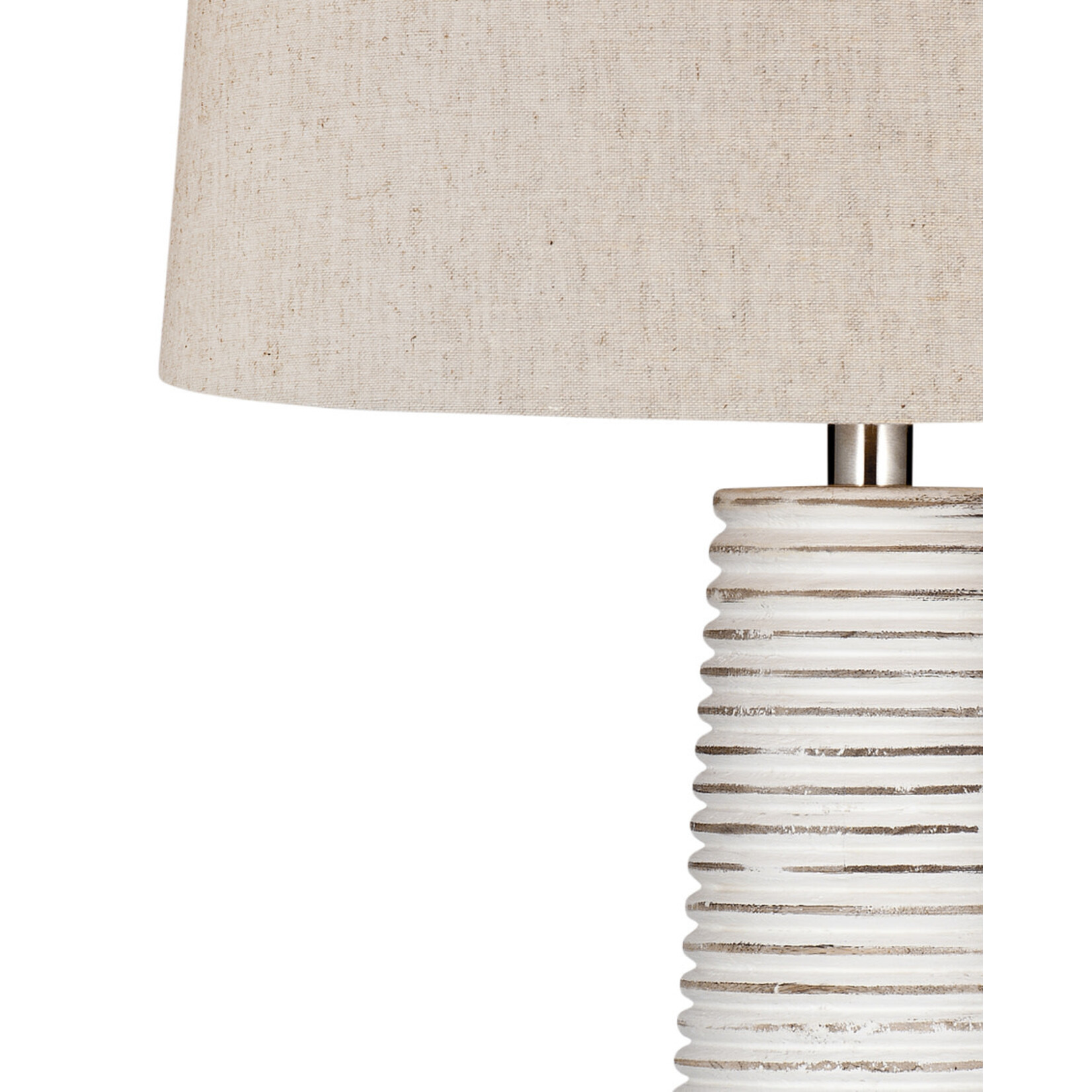 Outside The Box 32" Torbay White Washed Mango Wood Table Lamp