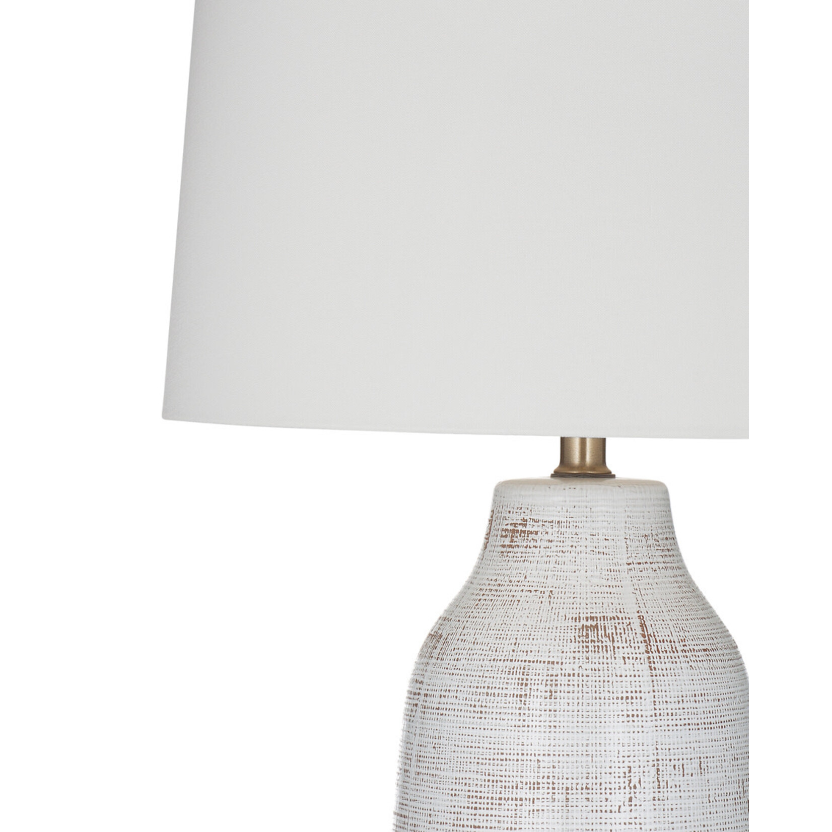 Outside The Box 31" Forcythia White Washed Ceramic Table Lamp
