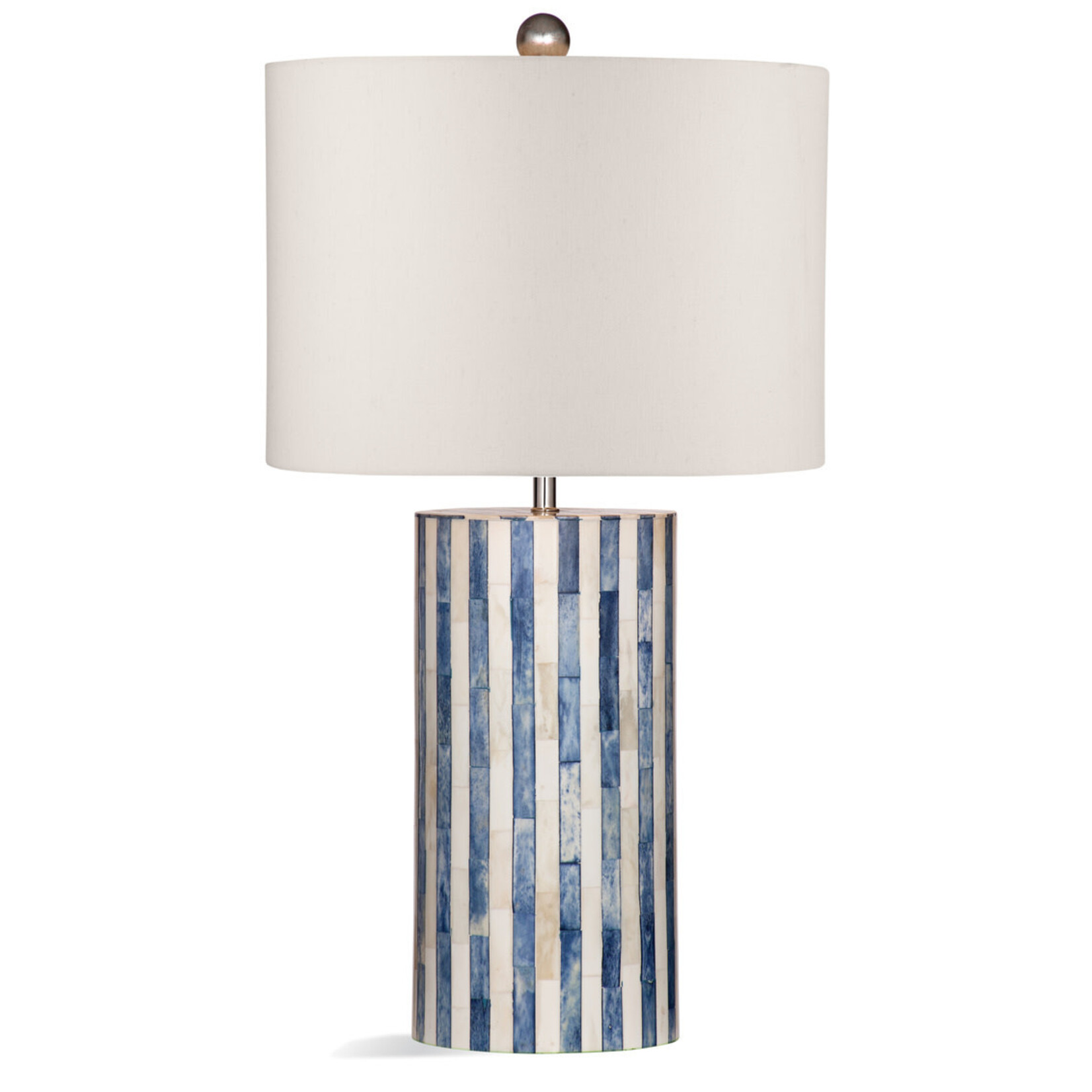 Outside The Box 28" Coburn Blue & White Bone Inlay Table Lamp