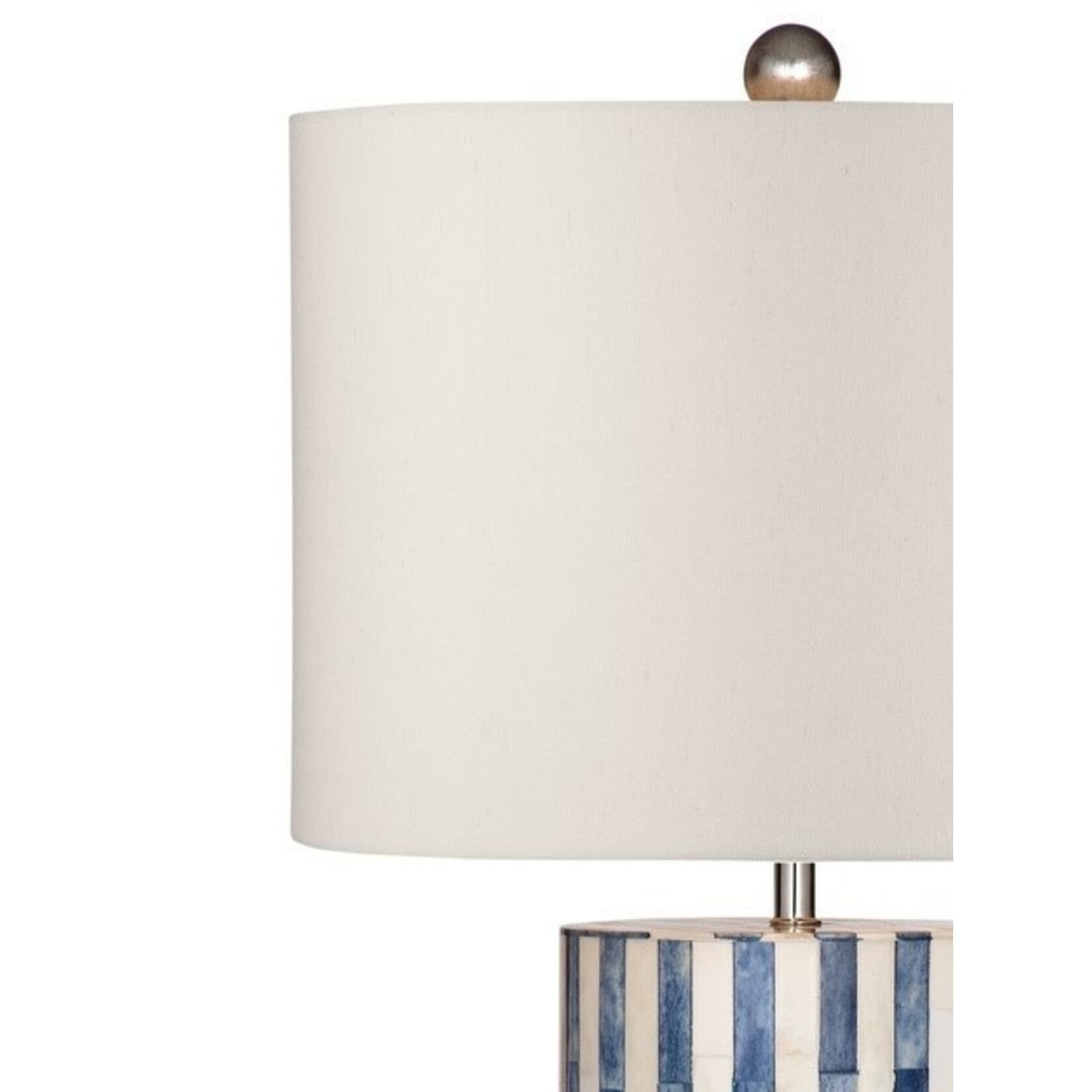 Outside The Box 28" Coburn Blue & White Bone Inlay Table Lamp