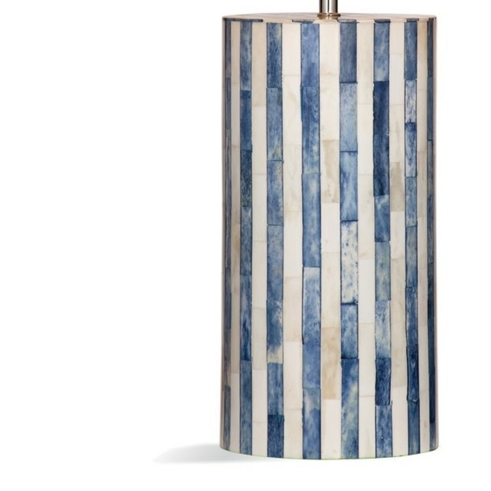 Outside The Box 28" Coburn Blue & White Bone Inlay Table Lamp