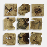Outside The Box Set Of 9 Bahati Natural Tamarind Wood Wall Art