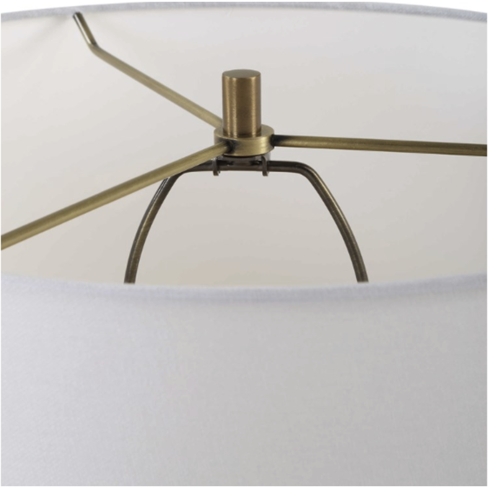 Outside The Box 28" Uttermost Vieste White Sandstone Table Lamp