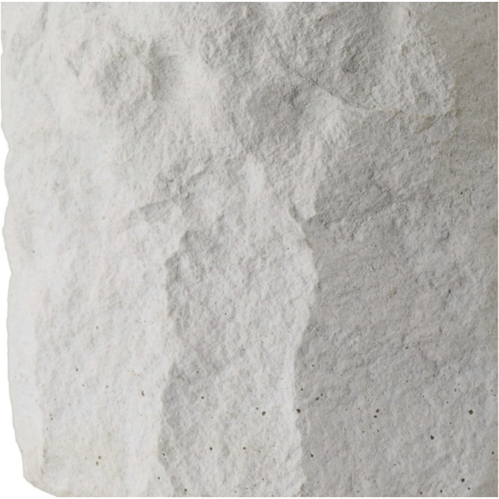 Outside The Box 28" Uttermost Vieste White Sandstone Table Lamp
