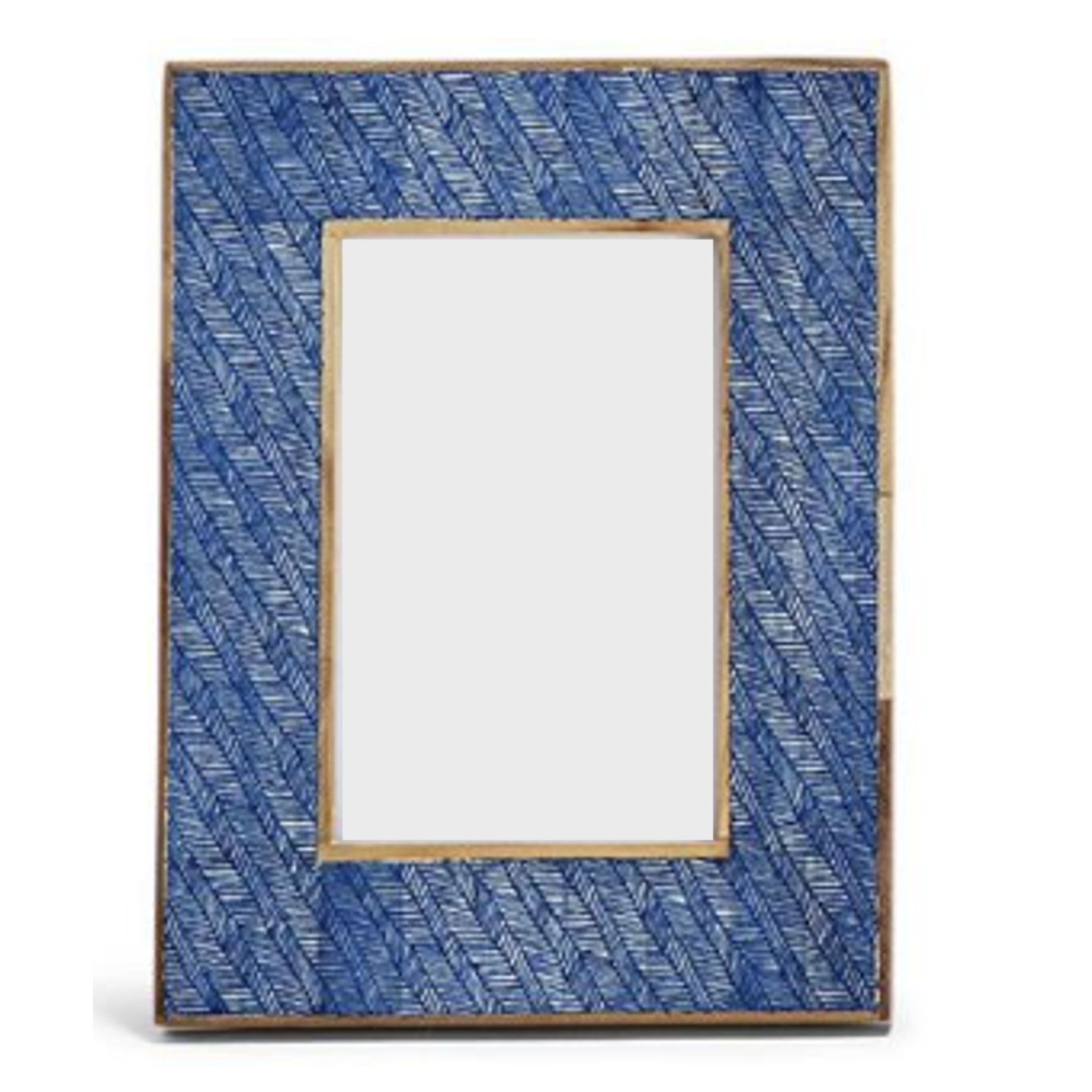 Outside The Box 4x6 Shibori Blue Bone Inlay Photo Frame [ 3 Designs - SOLD SEPARATELY ]